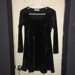 Black velvet dress SOLD
